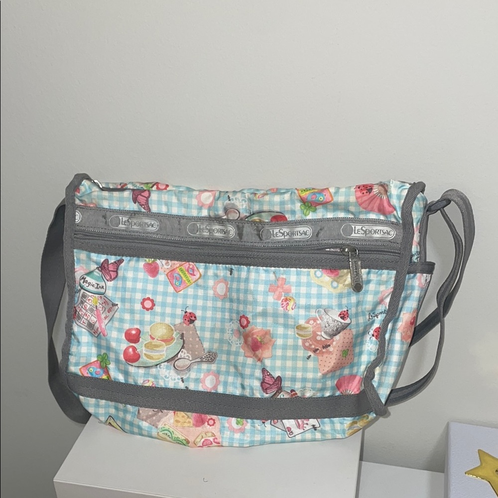 LeSportsac Crossbody Bag in Blue and Gray